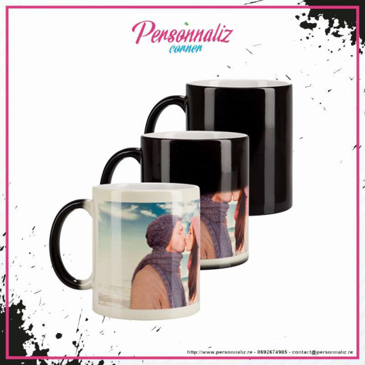Mug Magique (thermo sensible) personnalisé - Personnaliz.re