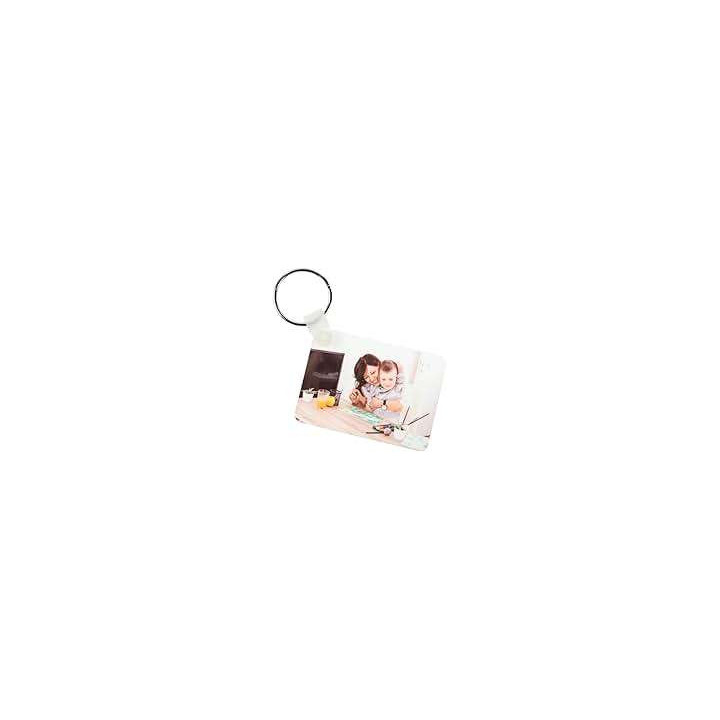 Porte clé réctange double face ( 4x6 cm ) personnalisé - Personnaliz.re