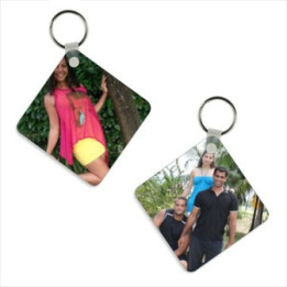 Porte clé carré double face ( 5x5 cm ) personnalisé - Personnaliz.re