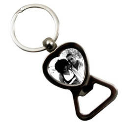 porte cle Coeur double face (6.3 x4.8 cm)