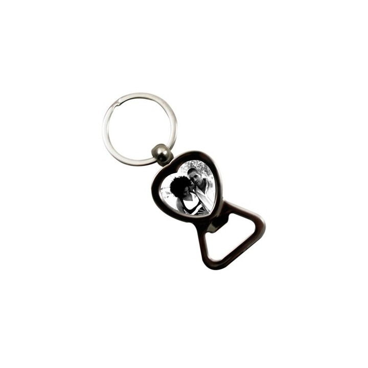 porte cle Coeur double face (6.3 x4.8 cm)