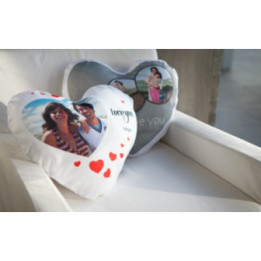 coussin coeur personnalisé - Personnaliz.re