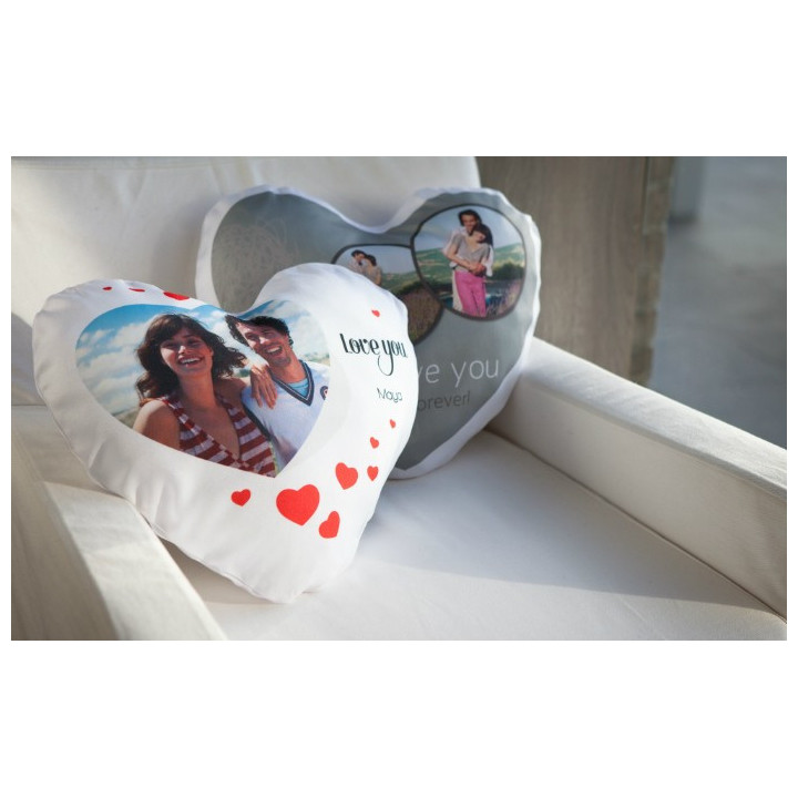 coussin coeur personnalisé - Personnaliz.re