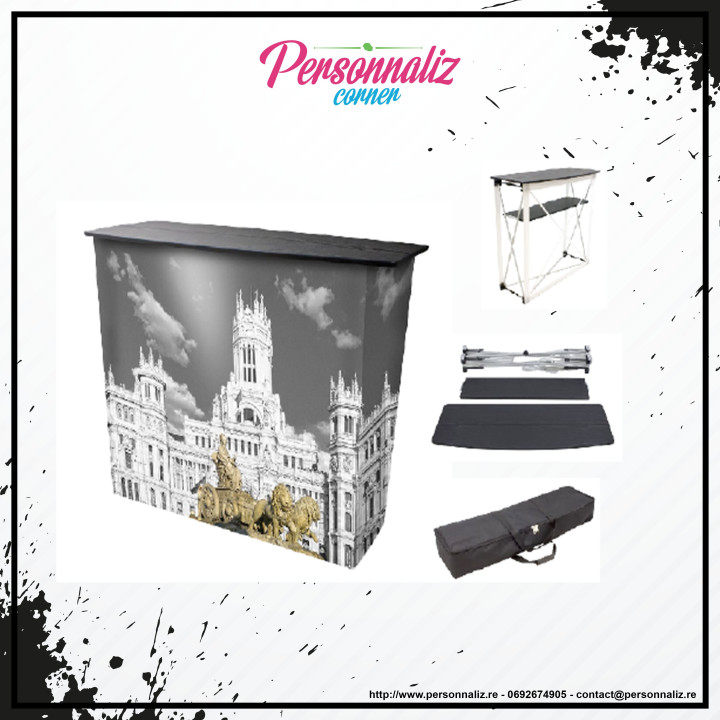 Stand comptoir publicitaire