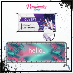 Banderole publicitaire (prix au m² par e-mail)
