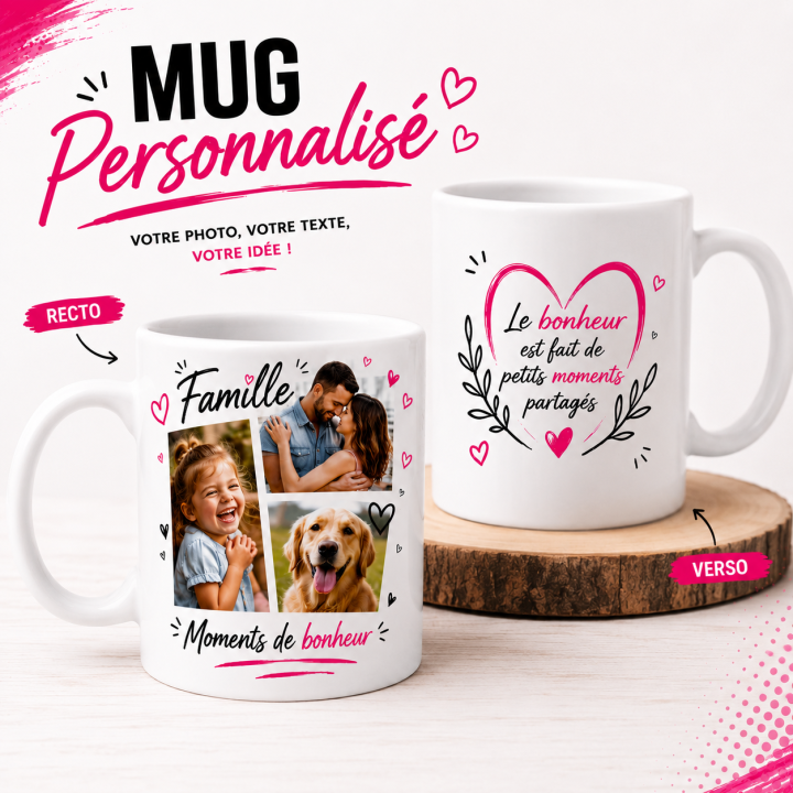 Mug  (H 9,5 cm, Ø8 cm)