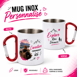 Mug Inox (H 9,5 cm, Ø8 cm)