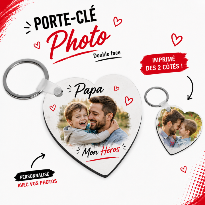 Porte cle coeur