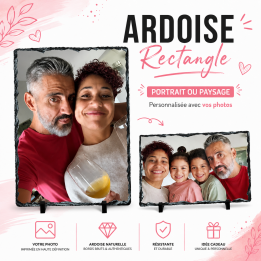 Ardoise 30x20cm (format paysage)