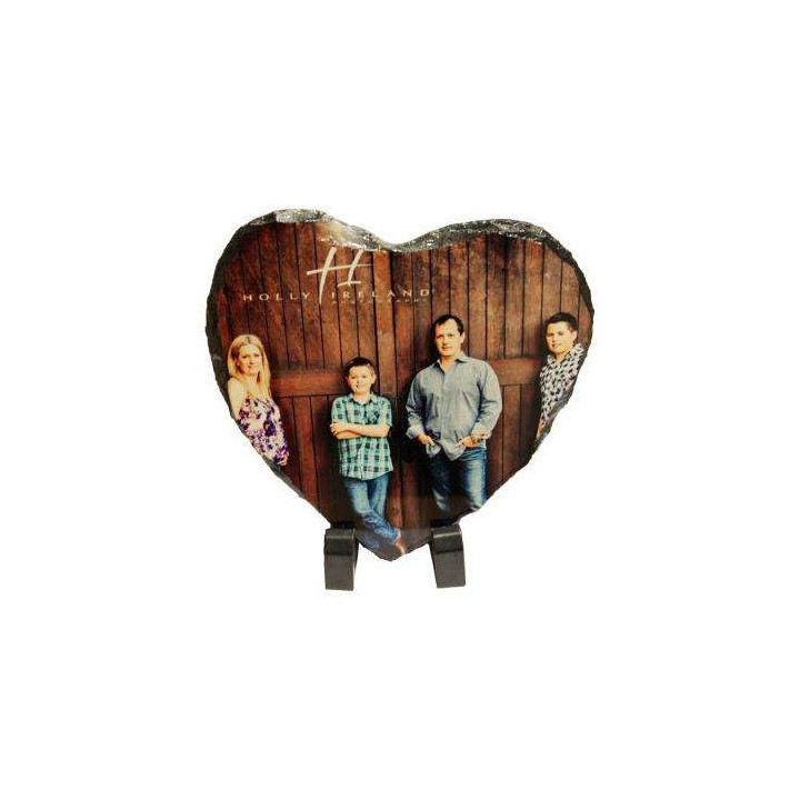 Ardoise coeur 20x20 cm personnalisé - Personnaliz.re