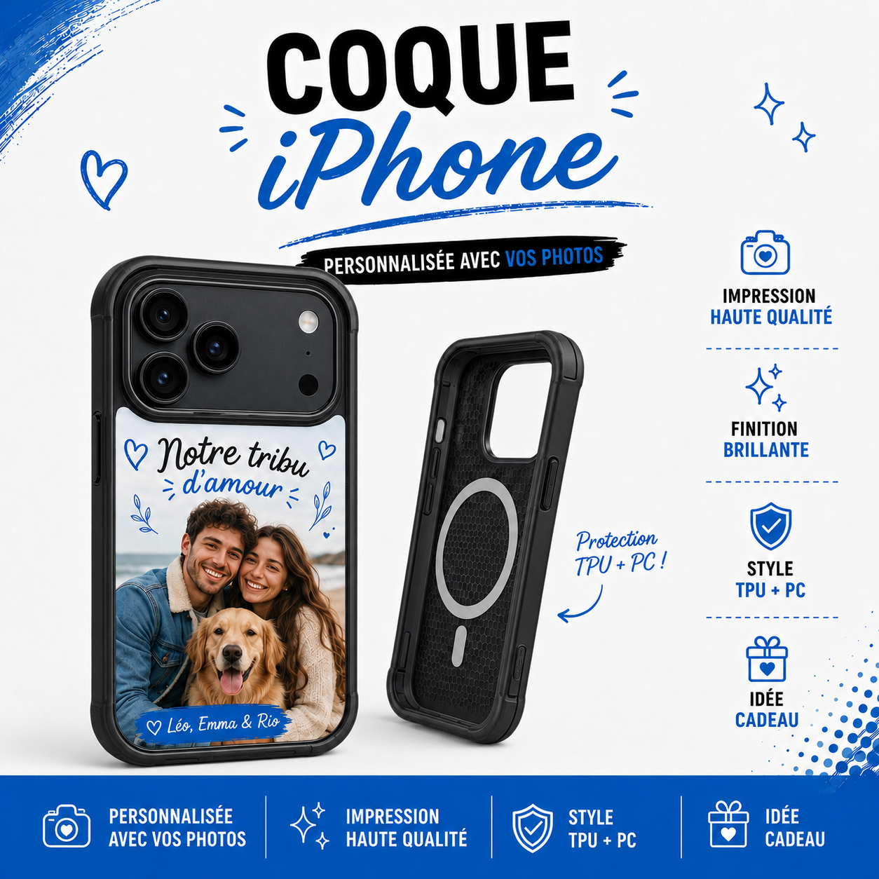 Coque de telephone personnalisé